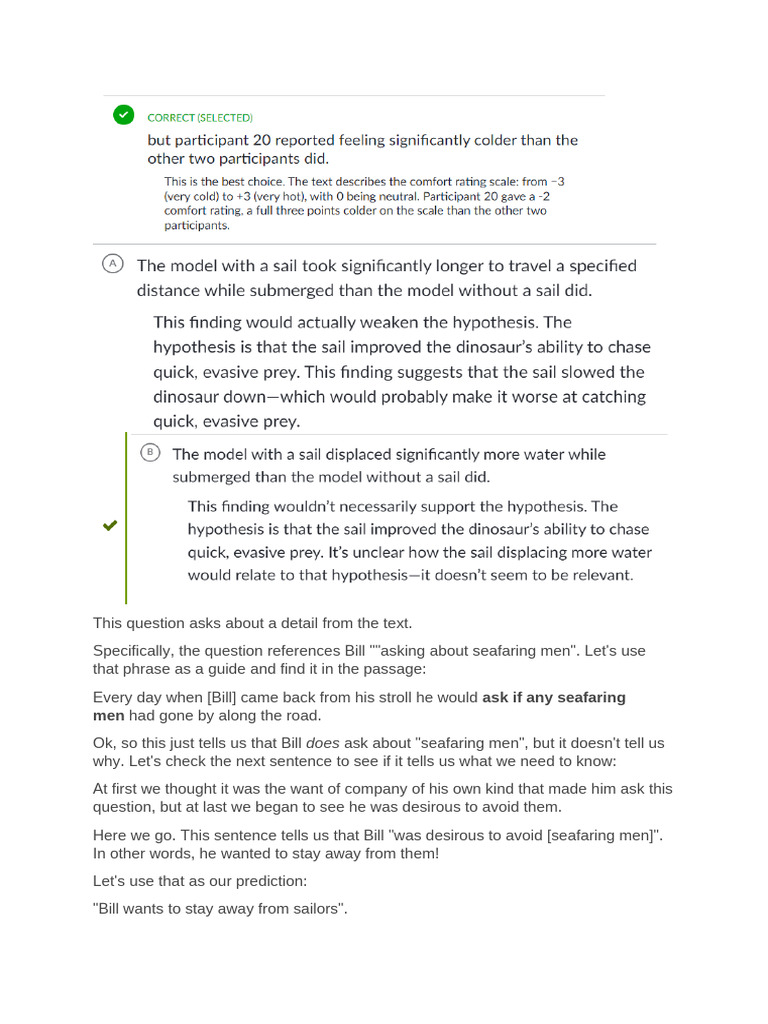 Reading Introduction Answer | PDF