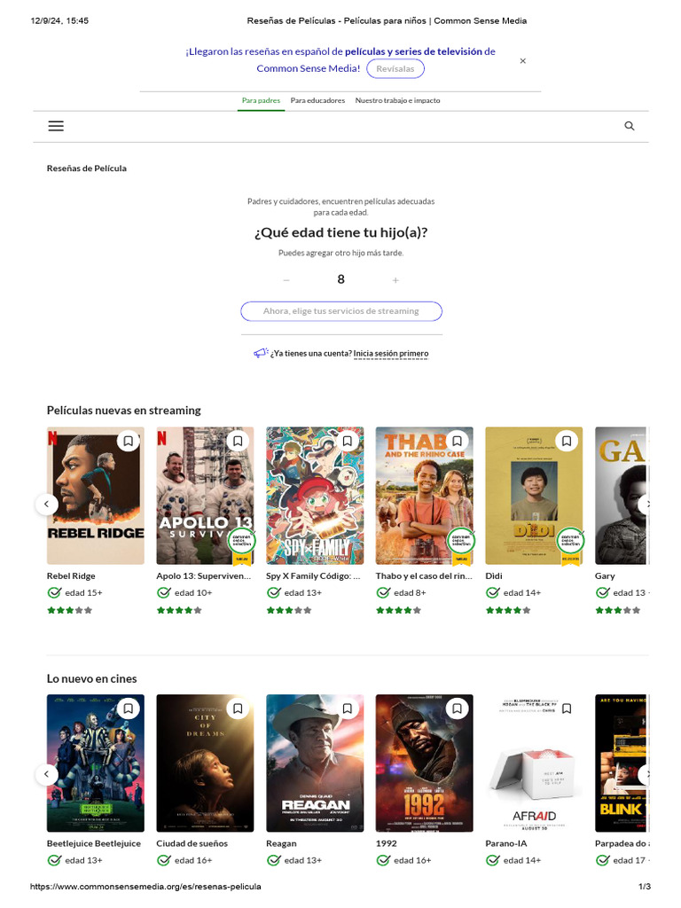 Image Result For Las Mejores Pelculas Para Nios Y Familias Common Sense Media