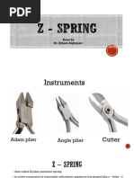 Palato-Labial Tooth Movement Z Spring: Uses | PDF | Dentistry ...
