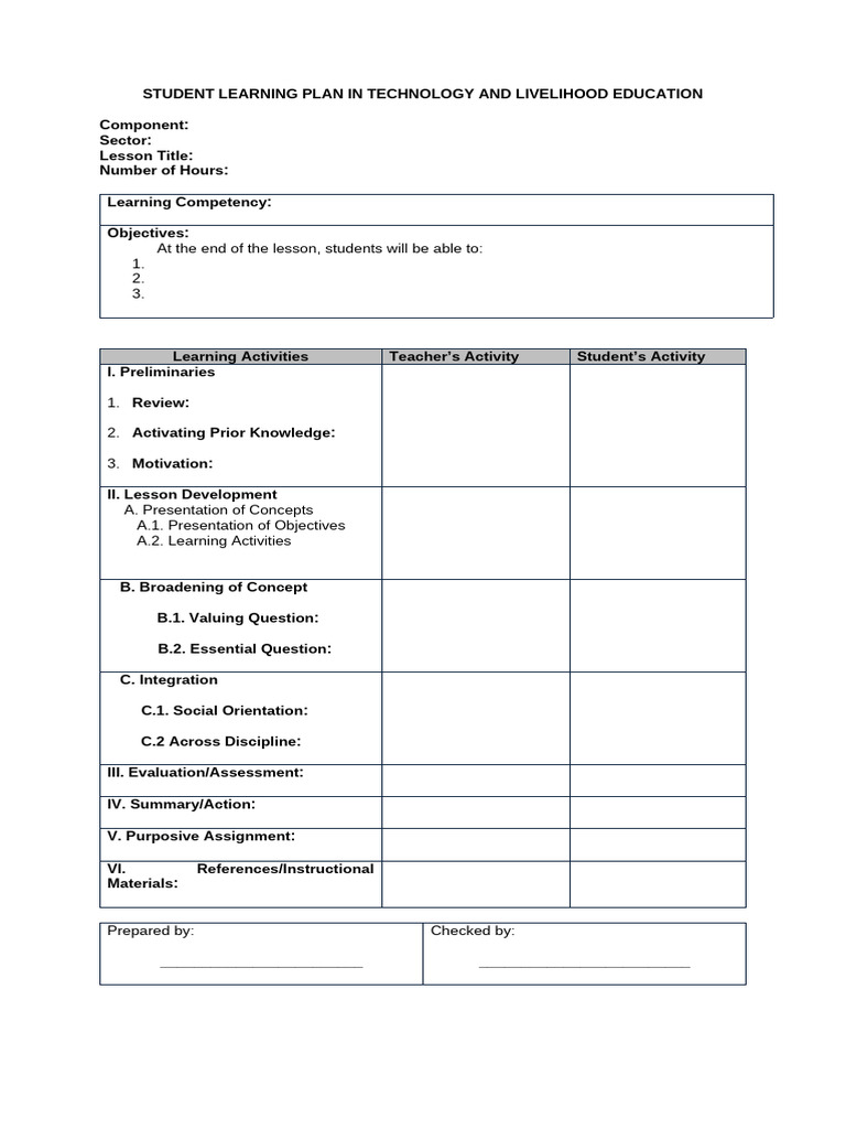 Microteaching Lesson Plan Template Pdf