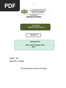 2023 Grade 10 Geography Provincial QP (Final)