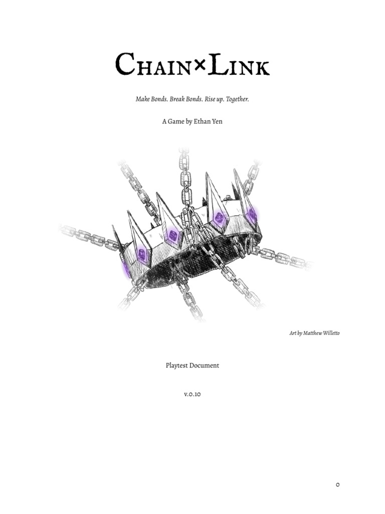 Chain×Link v.0.10 | PDF