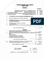 Informe económico de la gestión FEDIPA 2000
