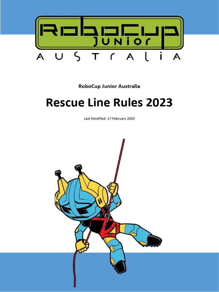 Official 2023 RCJA Rescue Line Rules DETC | PDF