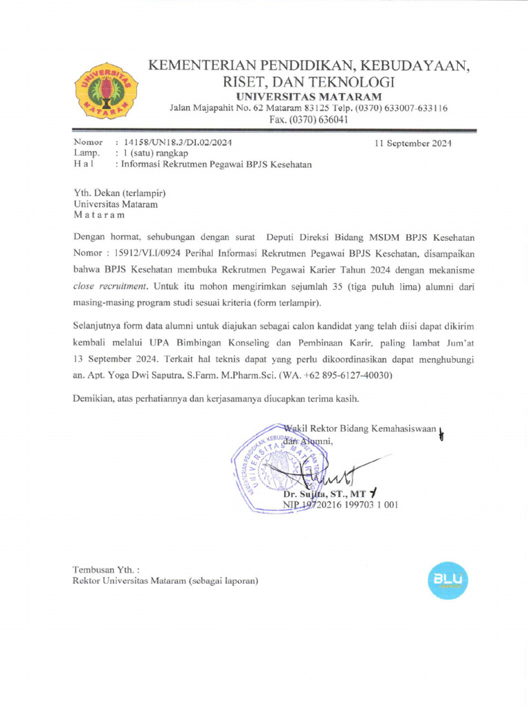 Proses rekrutmen BPJS Kesehatan