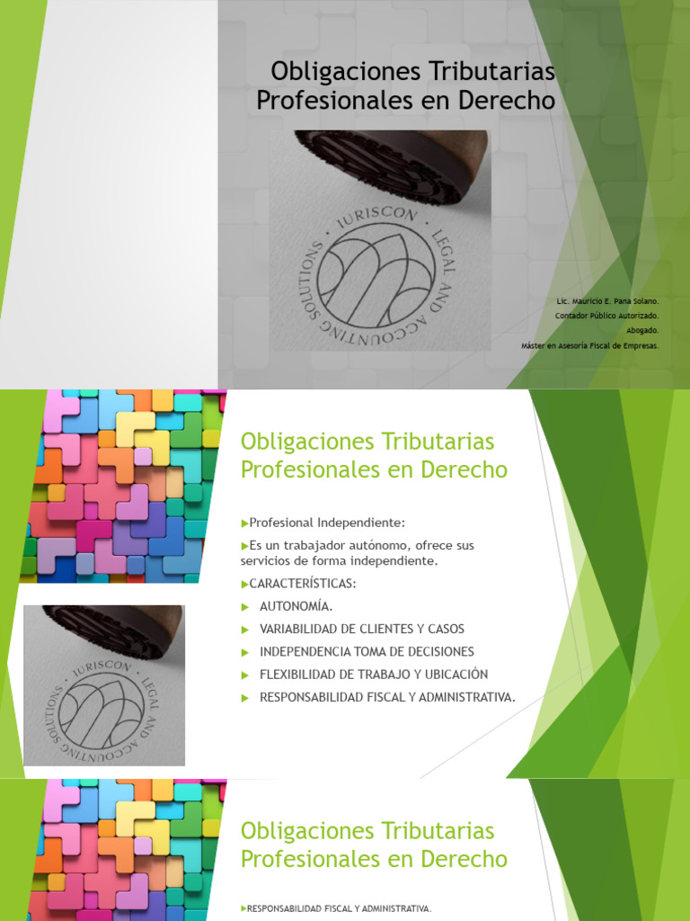 Obligaciones Fiscales para Abogados | PDF | Salario | Economias