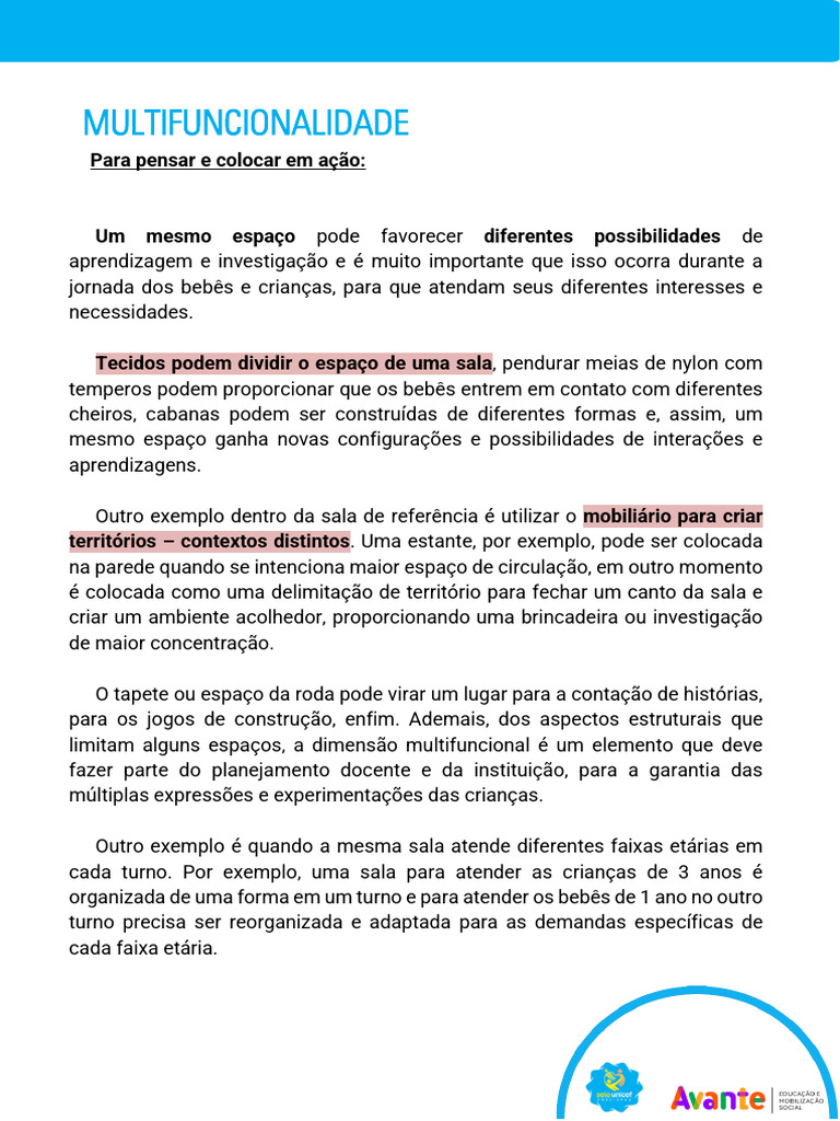 Multifuncionalidade | PDF