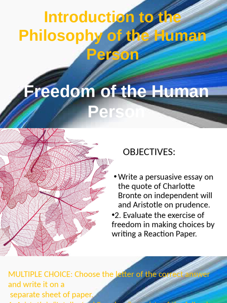 Understanding Freedom in Philosophy | PDF | Free Will | Existentialism