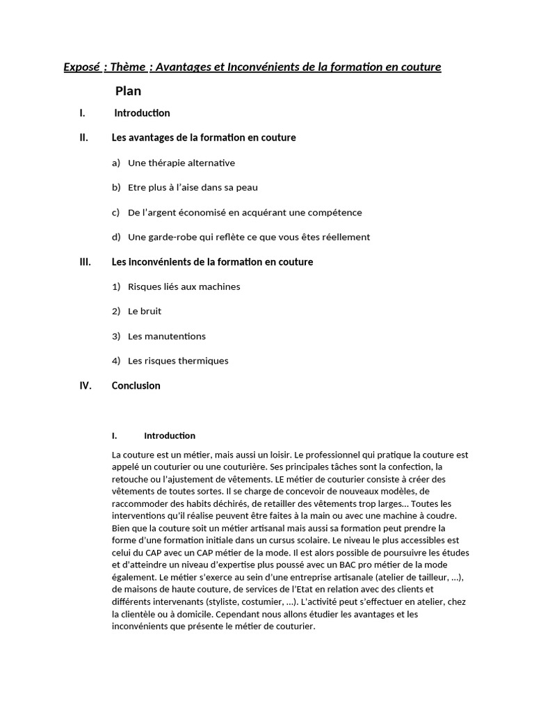 Exposé | PDF