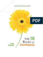 18 Rules of Happiness - KARL MOORE