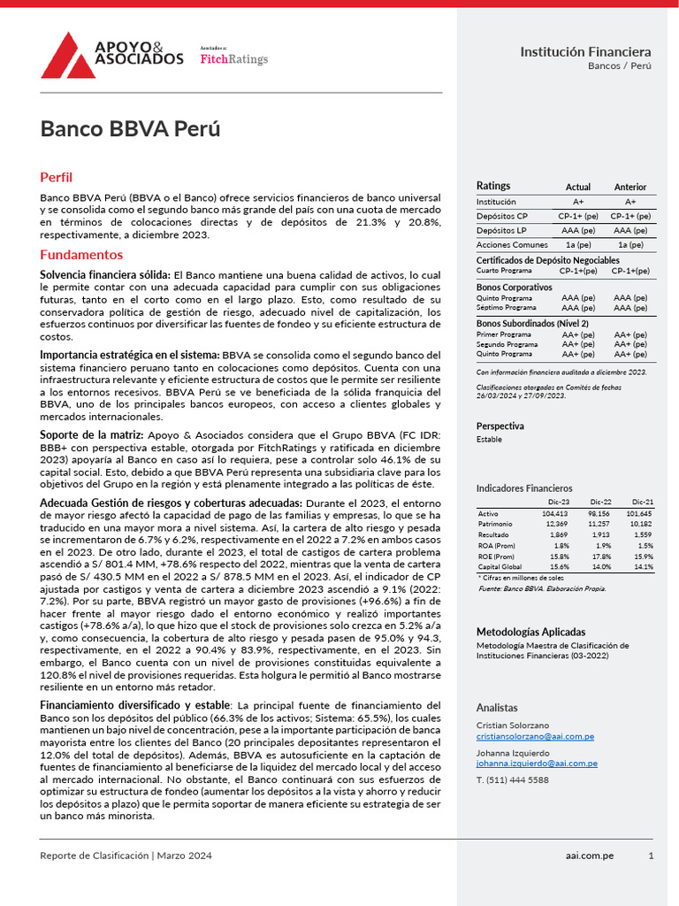 Bbva Peru Dic 23 | PDF