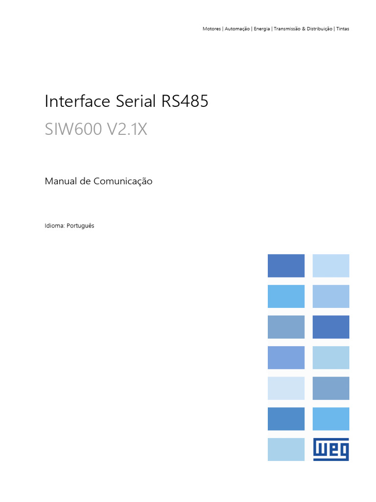 Manual Serial RS485 - SIW600 | PDF