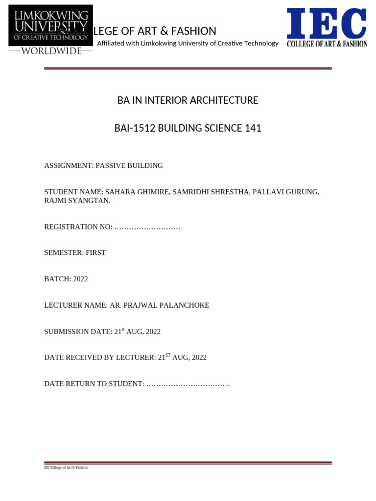 Building Passive - 1660996919 | PDF
