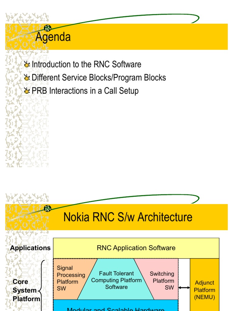 Nokia RNC Application Program Blocks | PDF | Telecommunication ...