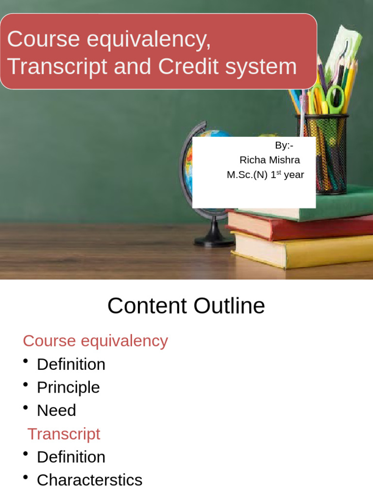 transcript ppt | PDF