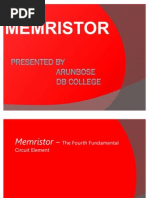 Memristor Presentation