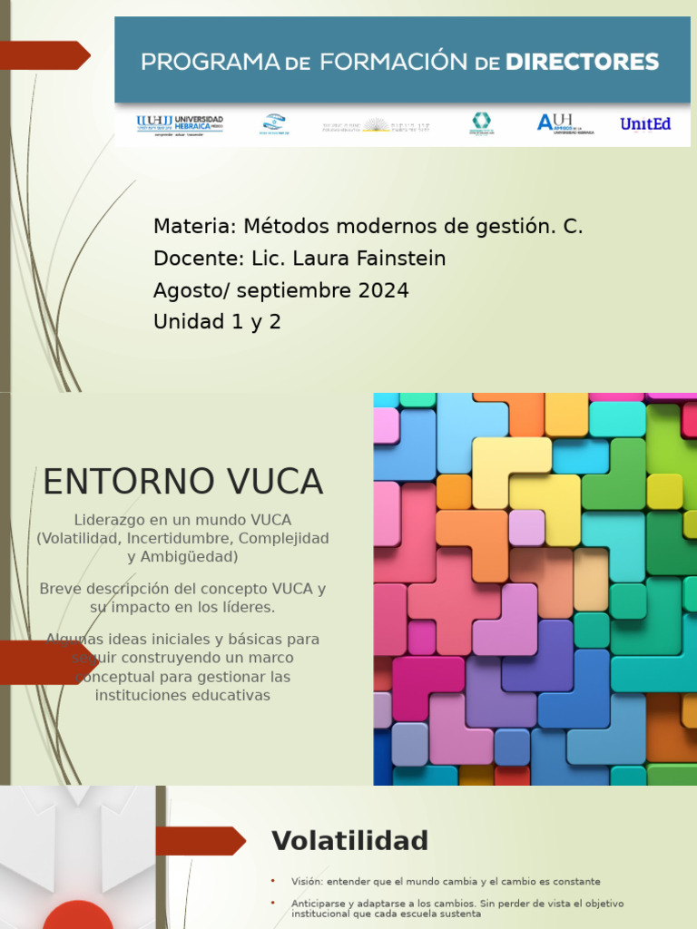 Entorno Vuca Lideres 2024 | PDF