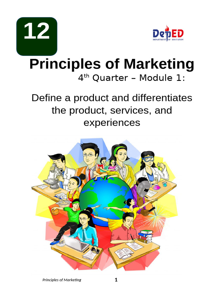 Principles Of Marketing Module 1