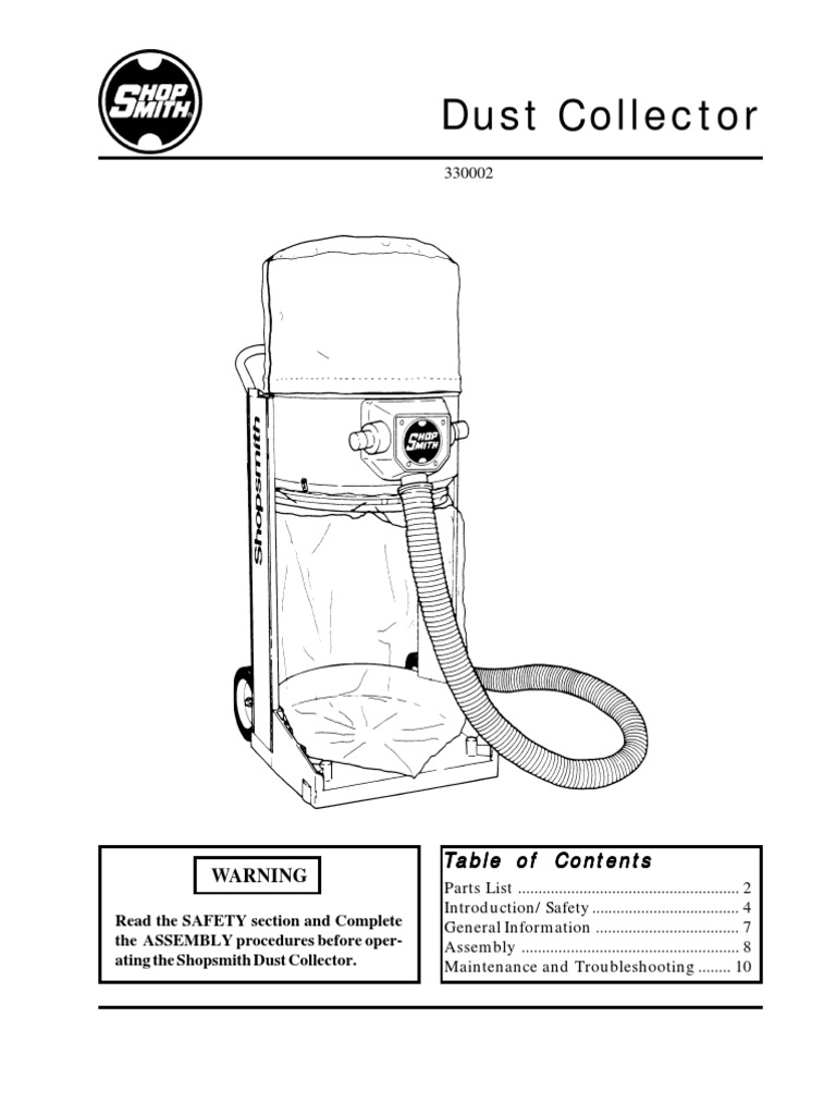 Dust Collect Manual | Vacuum Cleaner | Ac Power Plugs And Sockets