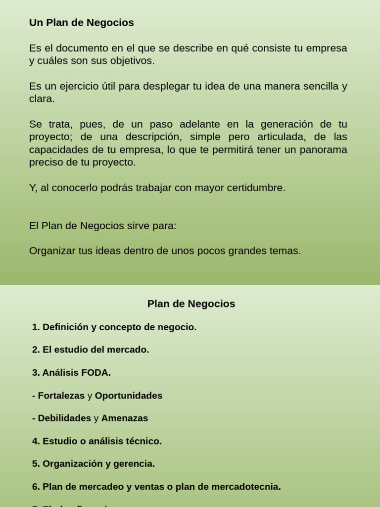 Guía Completa para un Plan de Negocios | PDF | Plan de negocios ...