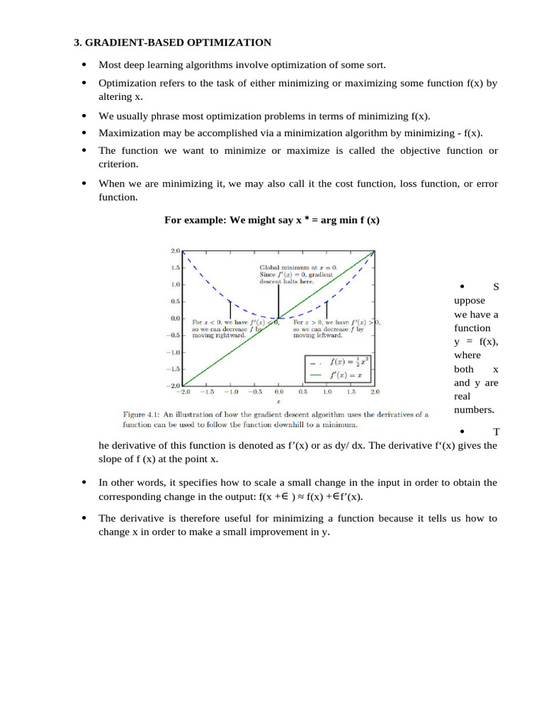 Gradient Based Optimization | PDF | Mathematical Optimization ...