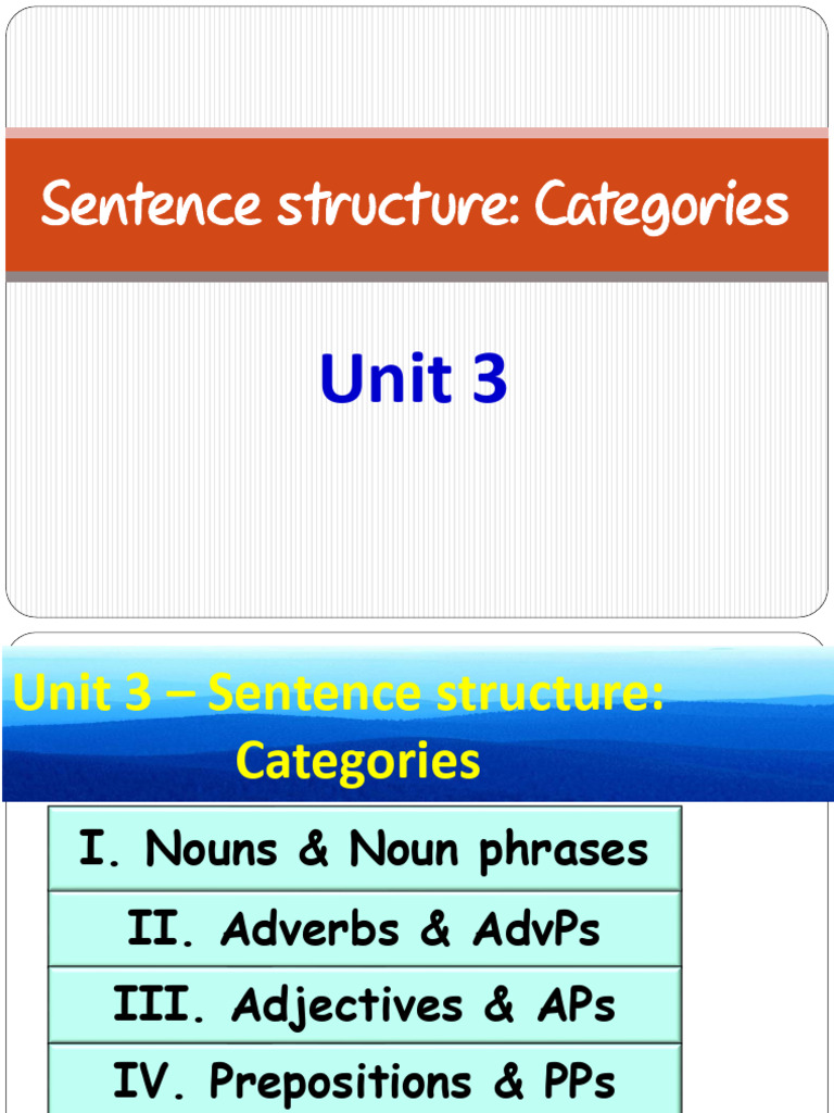 Syntax - My Handout | PDF