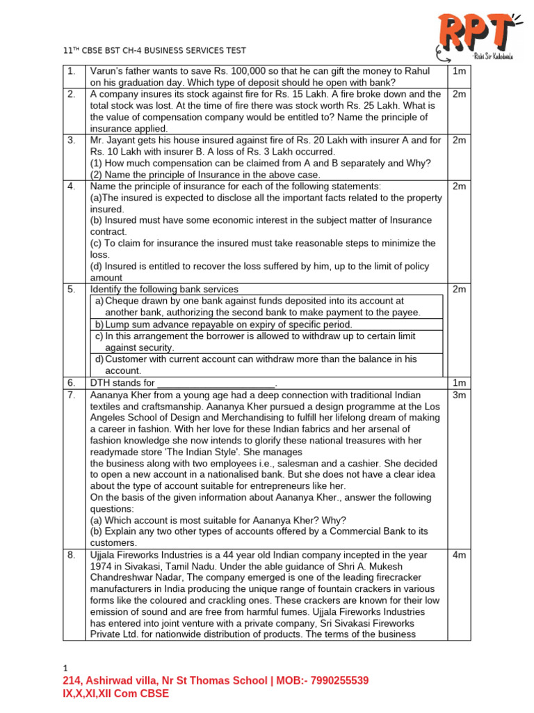 CH 4 BST 11 | PDF