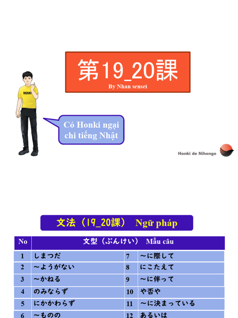 Bài 19 - 20 | PDF