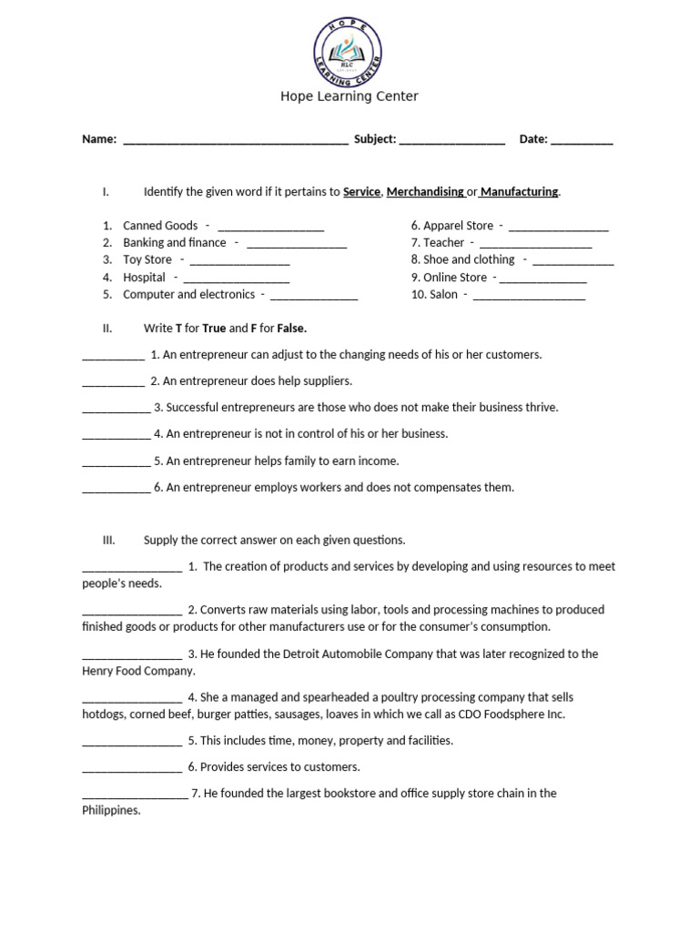 HELE Quiz 1 | PDF