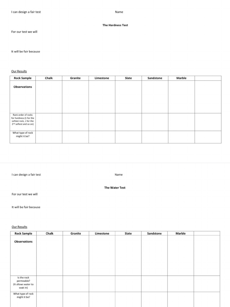 3 Science Worksheets | PDF