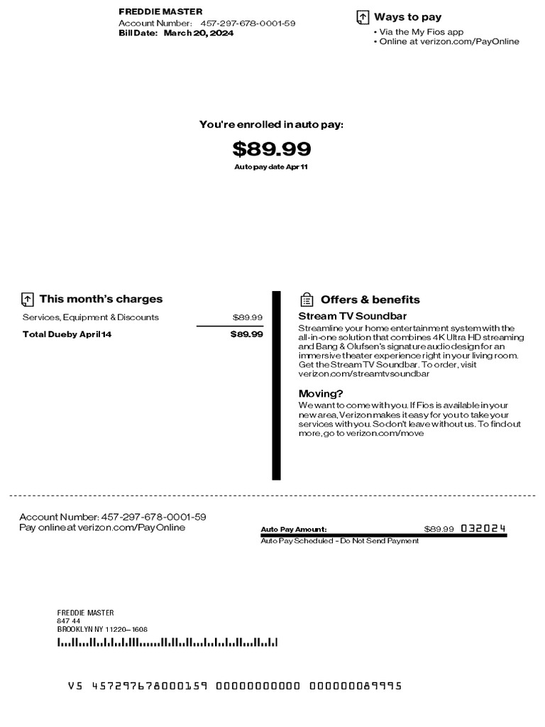 Paper Bill | PDF