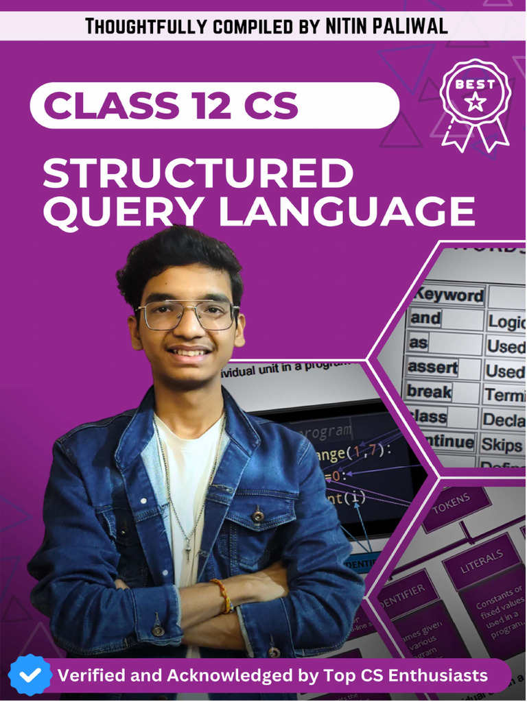 SQL Notes by Nitin Paliwal | PDF