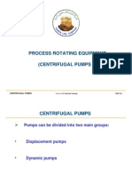 Process Rotating Equipment (Centrifugal Pumps)