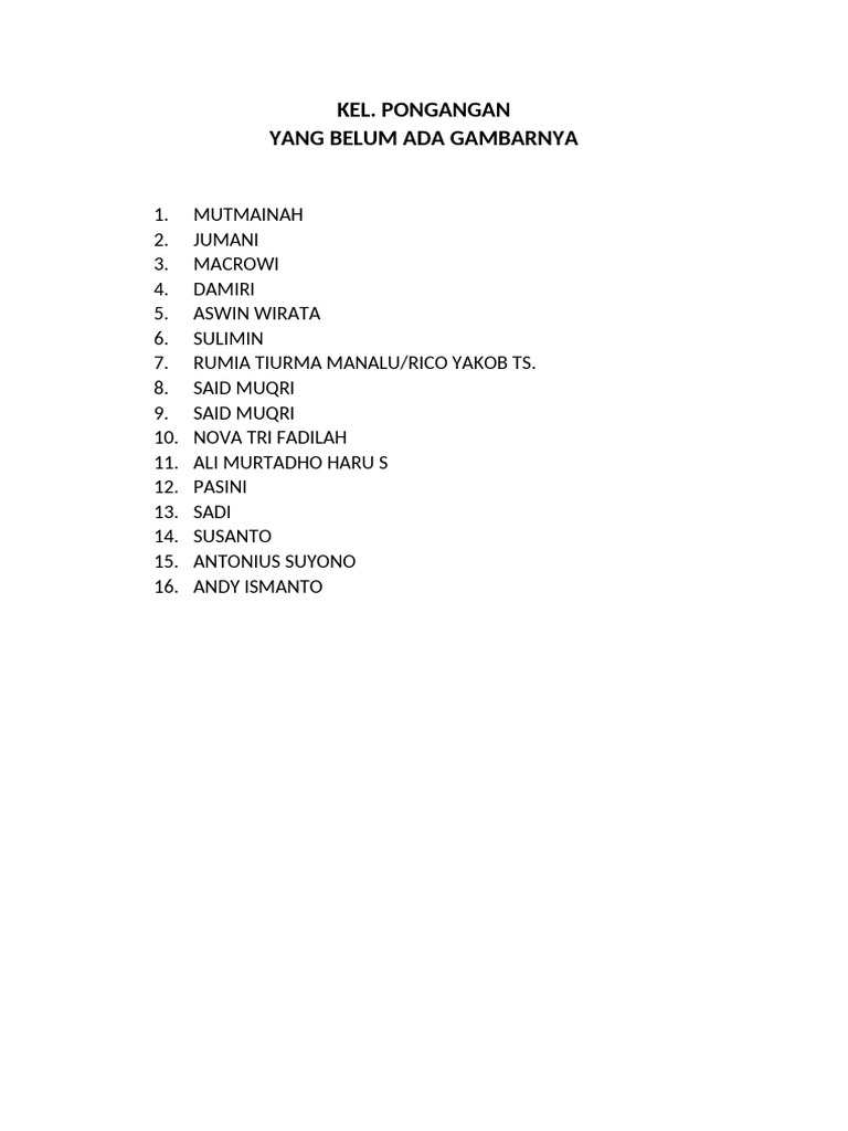 Belum Ada Gambarnya | PDF