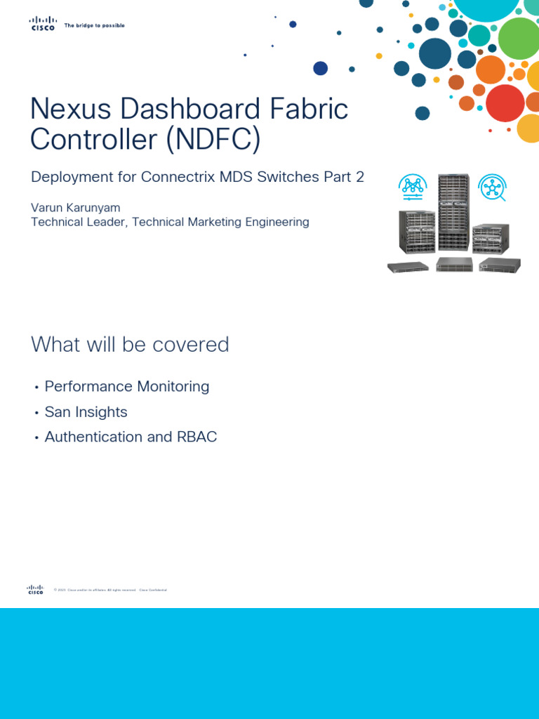 NDFC Deployment Guide for Connectrix MDS | PDF | Computing | Computer ...