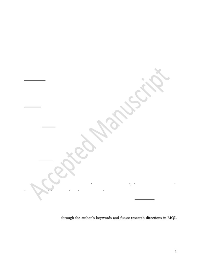 Accepted Manuscript | PDF