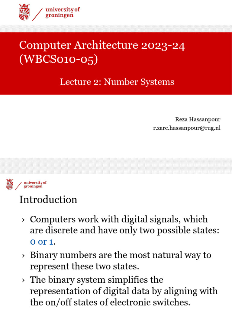 Lecture 2 pdf character encoding binary coded decimal