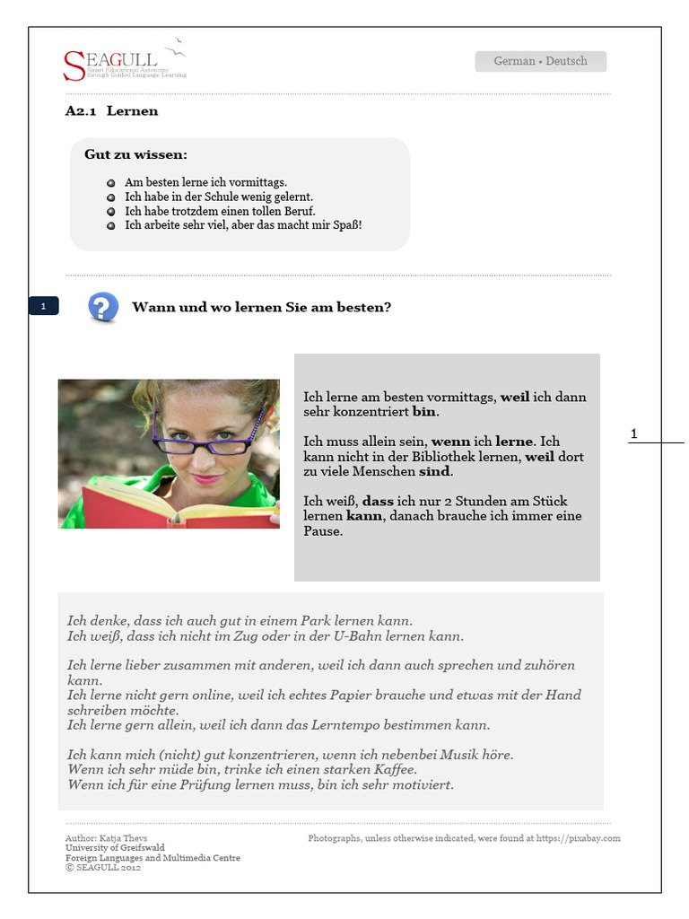 A2 1 lernen pdf