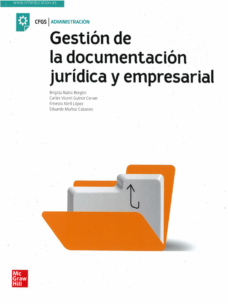 LIBRO Gestión de La Documentación Jurídica y Empresarial | PDF