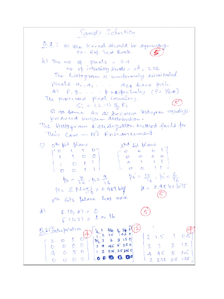 Mid Sem Solution 23 | PDF