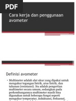 Download Cara Kerja Dan Penggunaan Avometer by Thony Rahman SN76878587 doc pdf