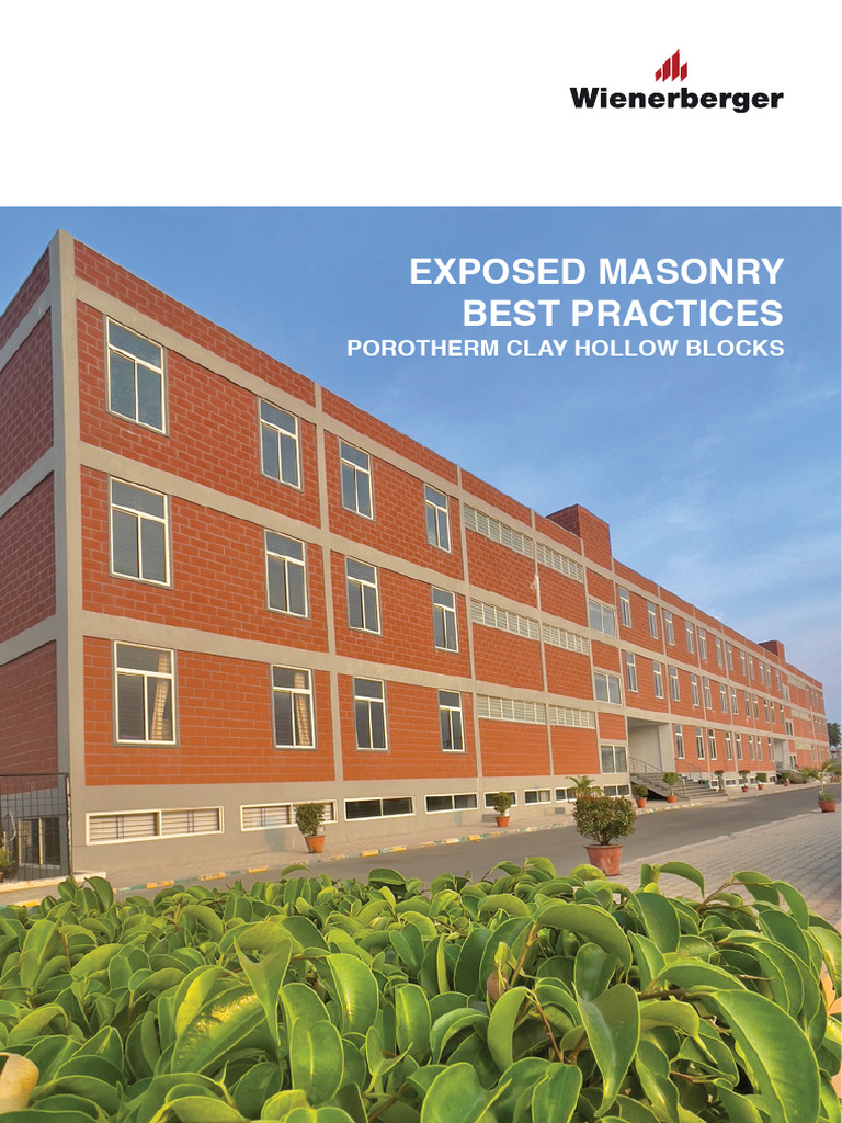 Wienerberger Porotherm Exposed-Masonry-Best-Practices | PDF