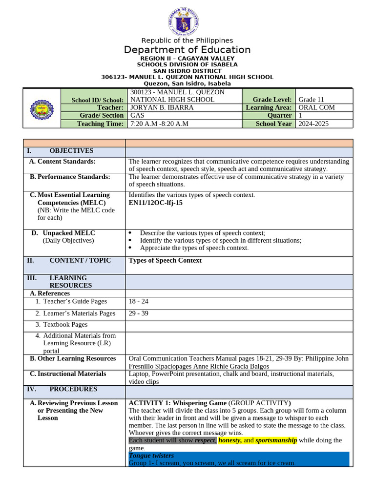 Cot Oc 1st Final Pdf