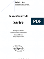 23741521 Le Vocabulaire de Sartre