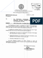 DILG Memorandum Circular No 2007-162 Dated Dec 21, 2007