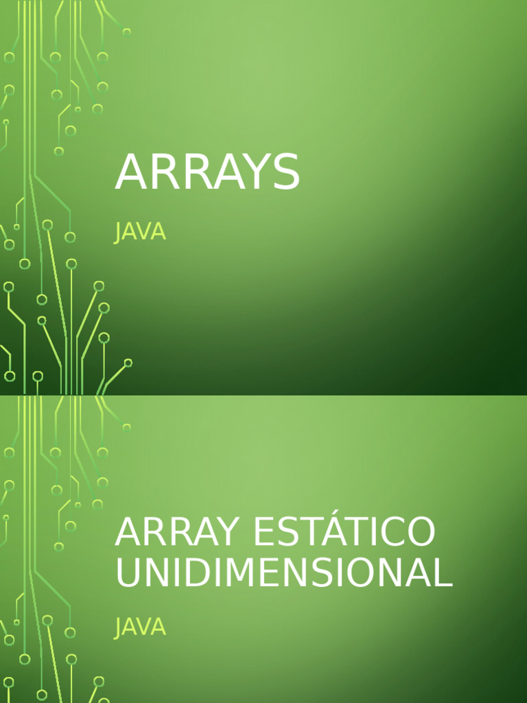 7- Arrays (Java) | PDF