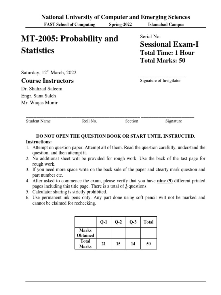 Midterm I Solution Pdf