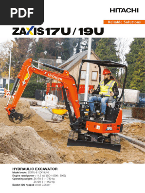 Hitachi - ZX17U-6-ZX19U-6 - Mini Excavator - KS-EN432EUR | PDF