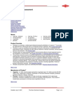 Product Safety Assessment Pentane