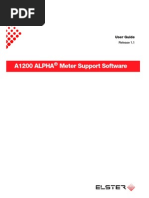 A1200 ALPHA Support Software User Guide 1 1